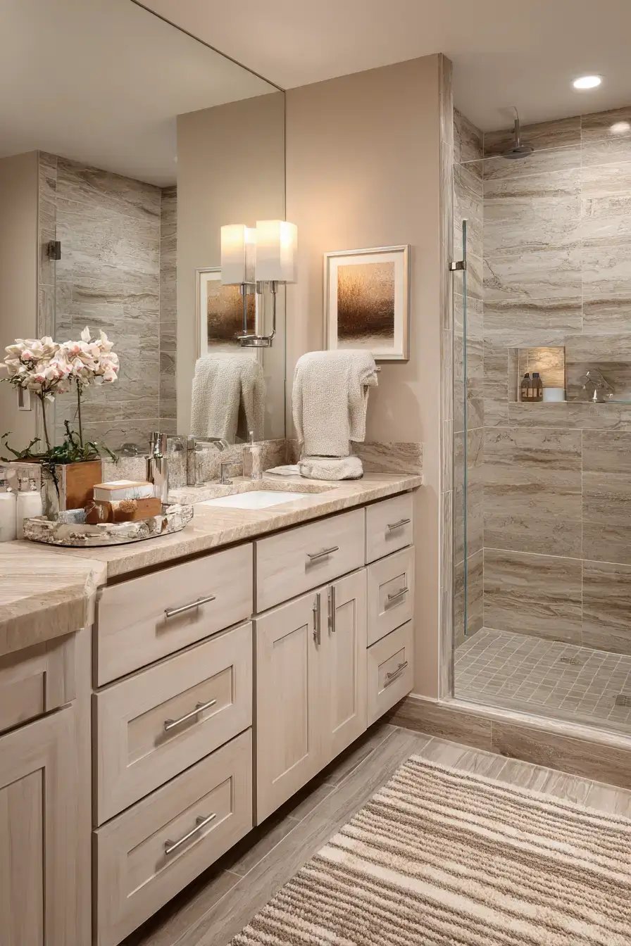 29 Bathroom Inspo Ideas That Make Mornings Feel Less Rushed bathroom inspo