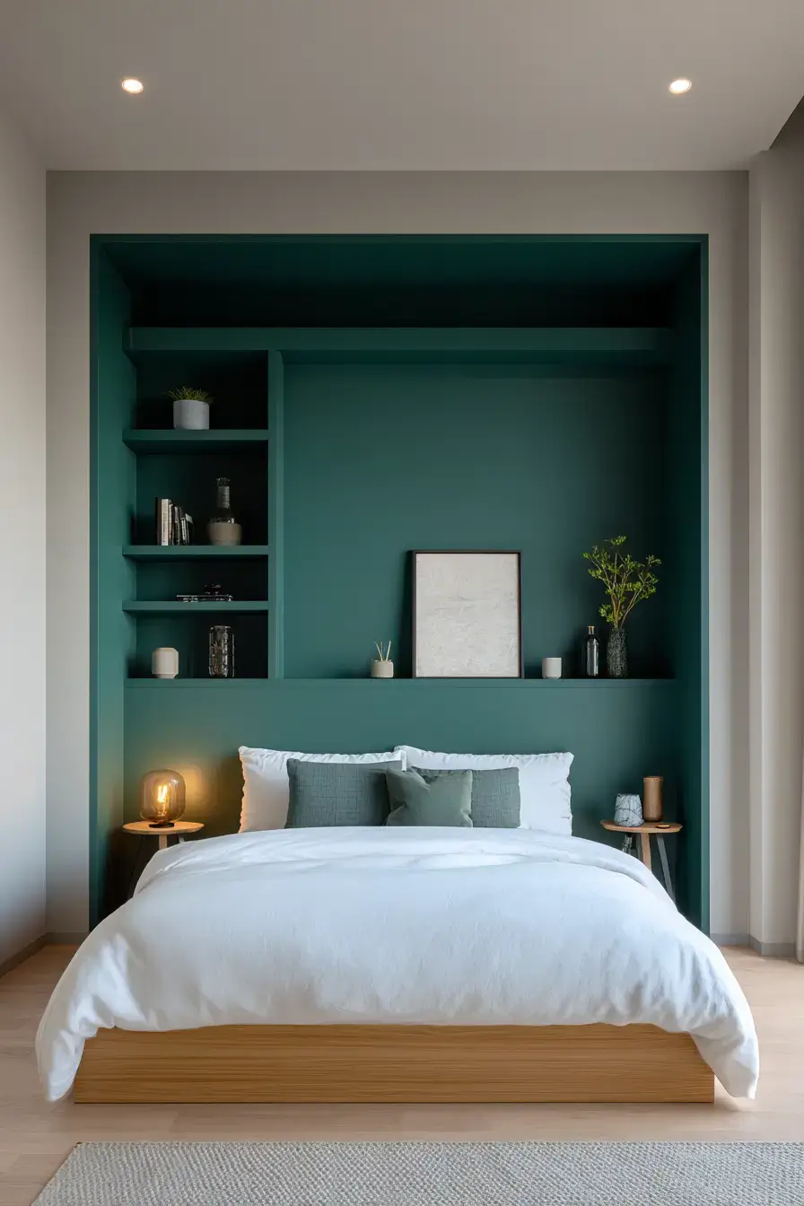 29 Emerald Green Bedroom Ideas for a Deep, Restful Retreat emerald green bedroom
