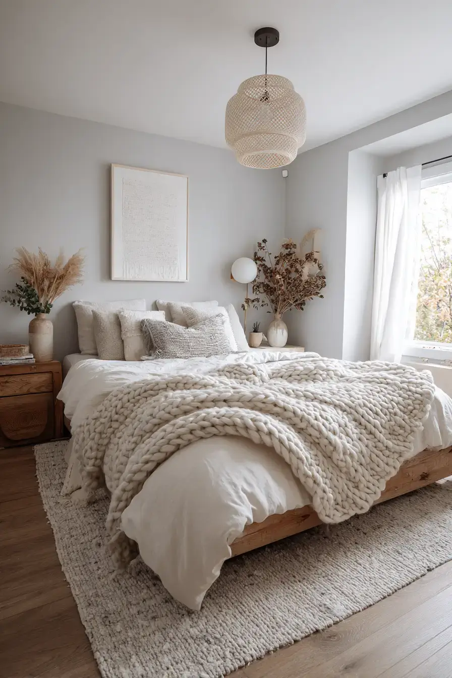 29 Minimalist Boho Bedroom Ideas That Balance Bare and Cozy minimalist boho bedrooms