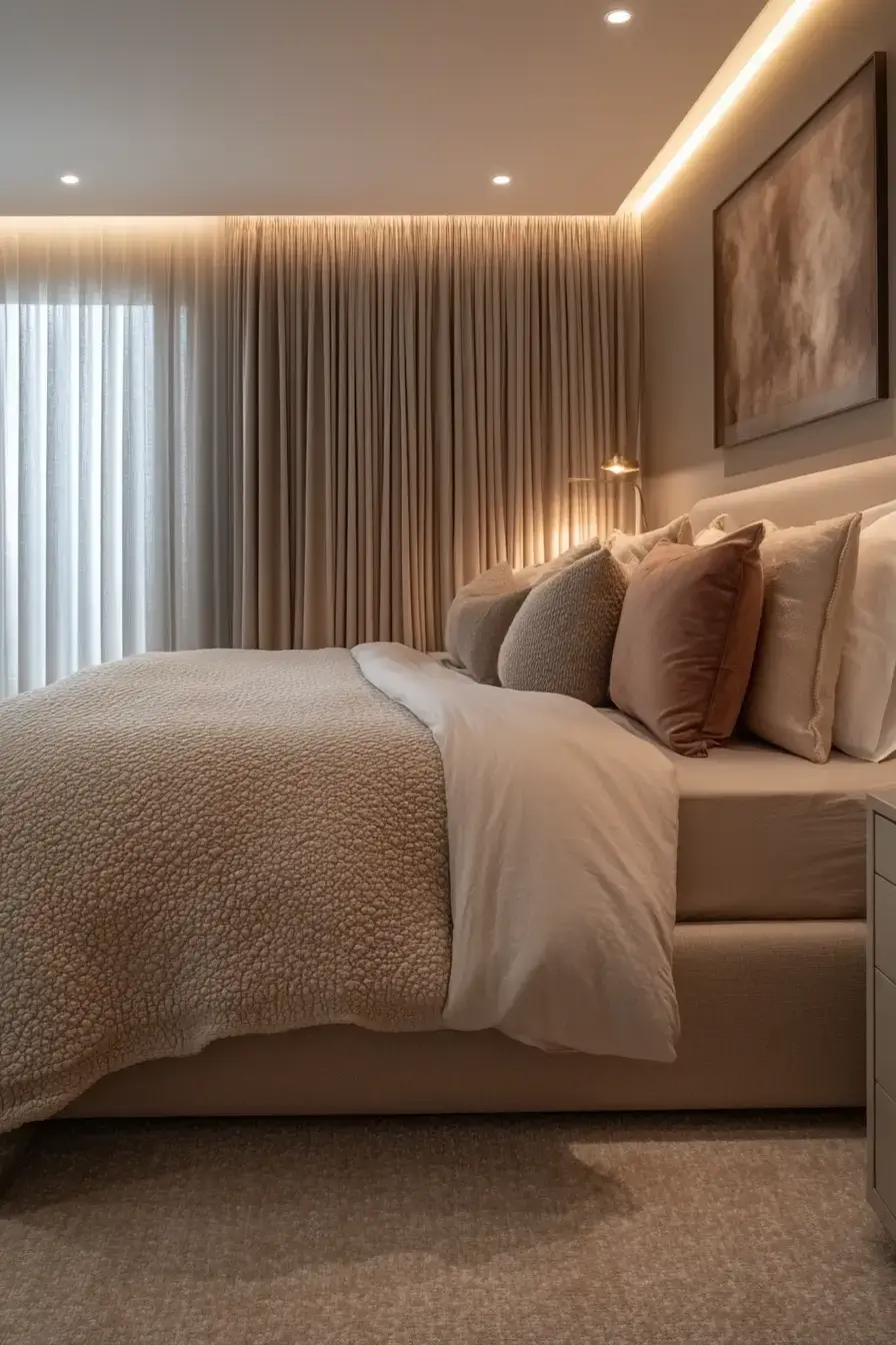 29 Beige Bedroom Ideas for Waking Up with the Light beige bedroom
