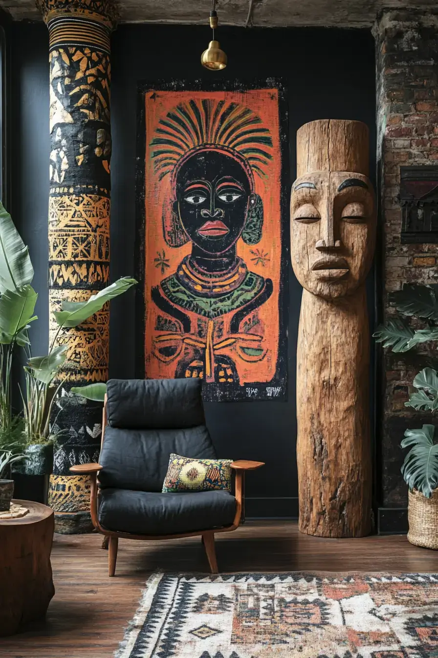 29 Afro Chic Home Decor Ideas That Mix Heritage With Quiet Confidence afro chic home decor