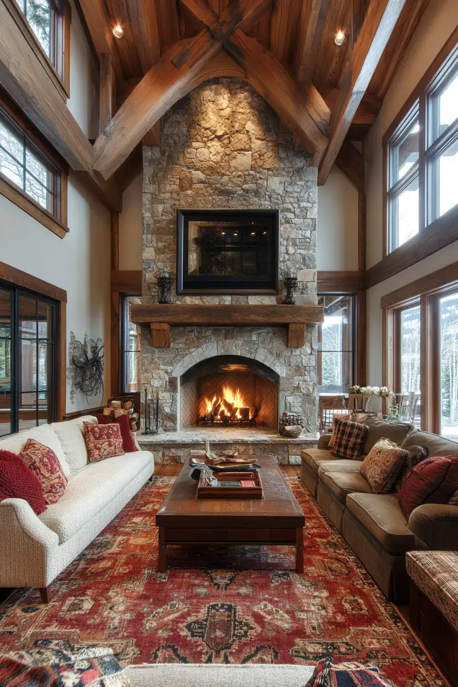 29 Rustic Living Room Decor Ideas With Genuinely Collected Character rustic living room decor