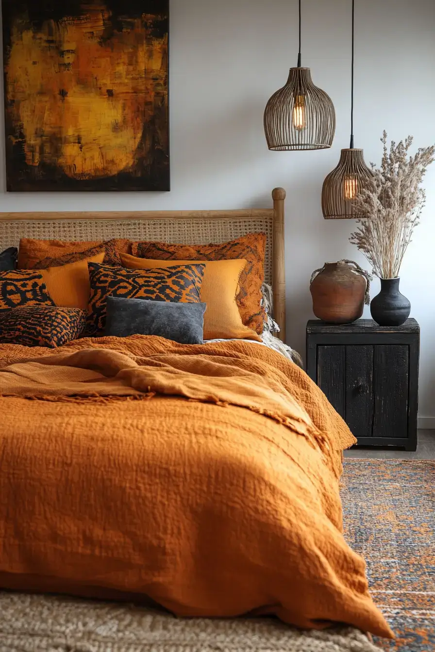 29 Afro Boho Bedroom Ideas That Turn Sleep Spaces Into Sanctuaries afro boho bedroom