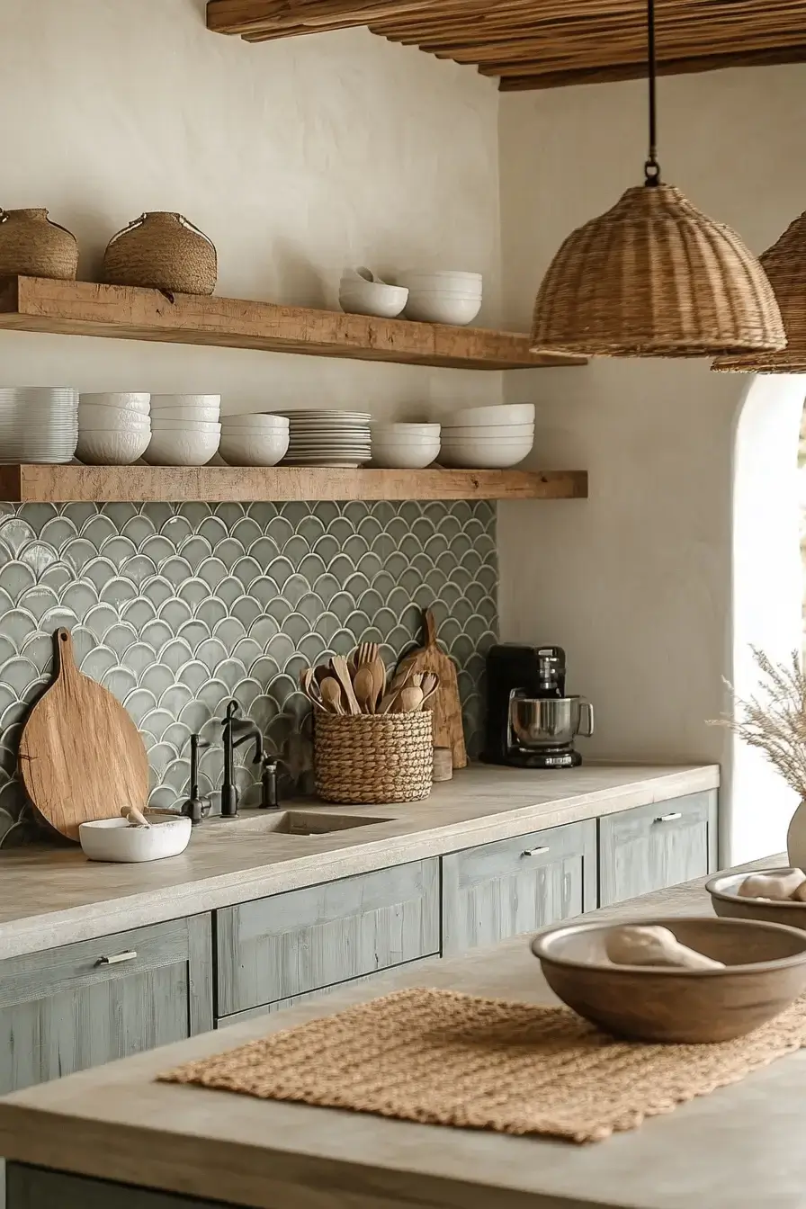 29 Modern Coastal Kitchen Ideas That Pair Marble With Driftwood modern coastal kitchen