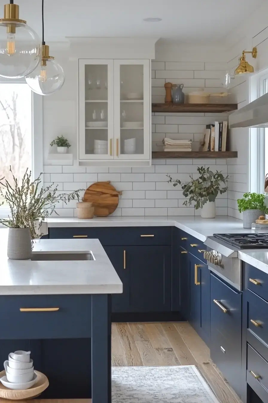 29 Modern Coastal Kitchen Ideas That Pair Marble With Driftwood modern coastal kitchen