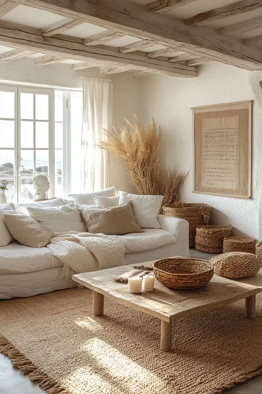 coastal casual living room