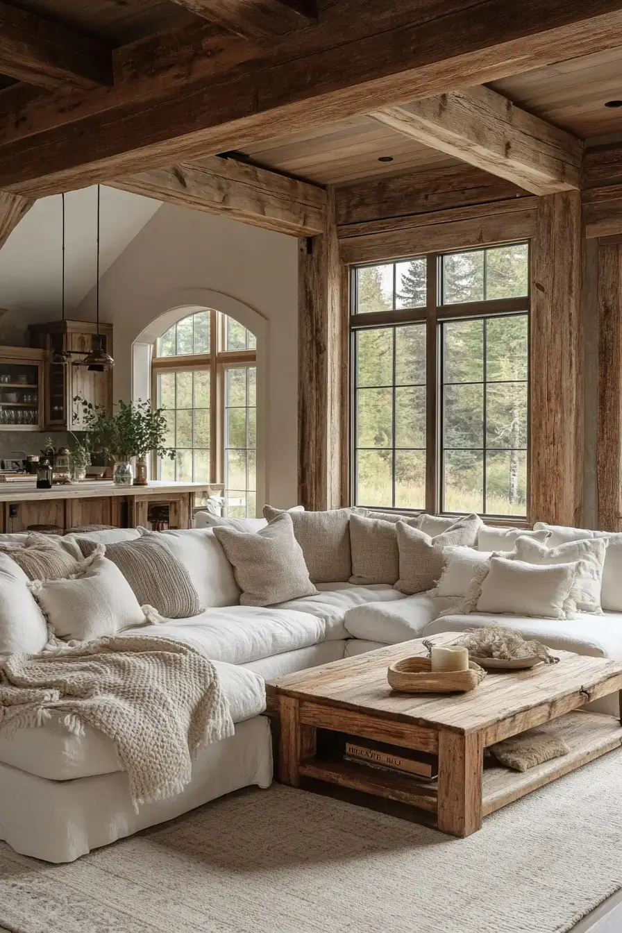 29 Rustic Farmhouse Living Room Ideas That Feel Lived-In, Not Staged rustic farmhouse living room