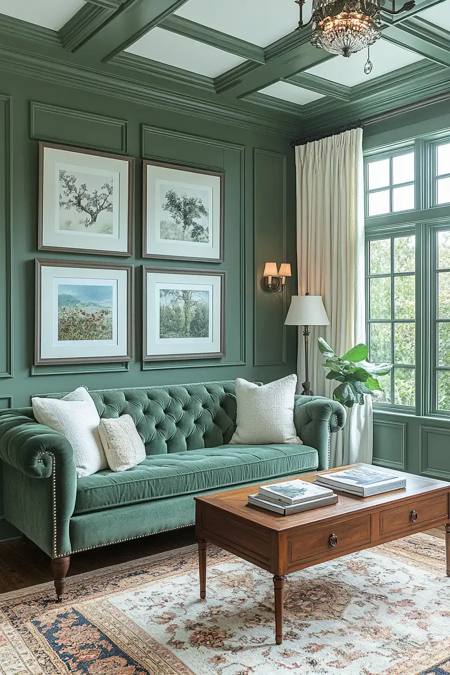 29 Emerald Green Living Room Ideas That Feel Rich Without Trying emerald green living room