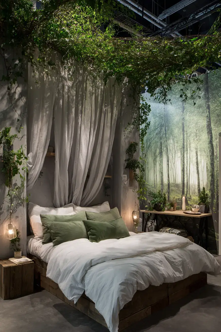 29 Forest Themed Bedroom Ideas That Bring the Woods Indoors forest themed bedroom