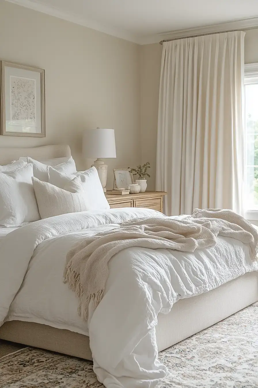 29 Beige Bedroom Ideas for Waking Up with the Light beige bedroom