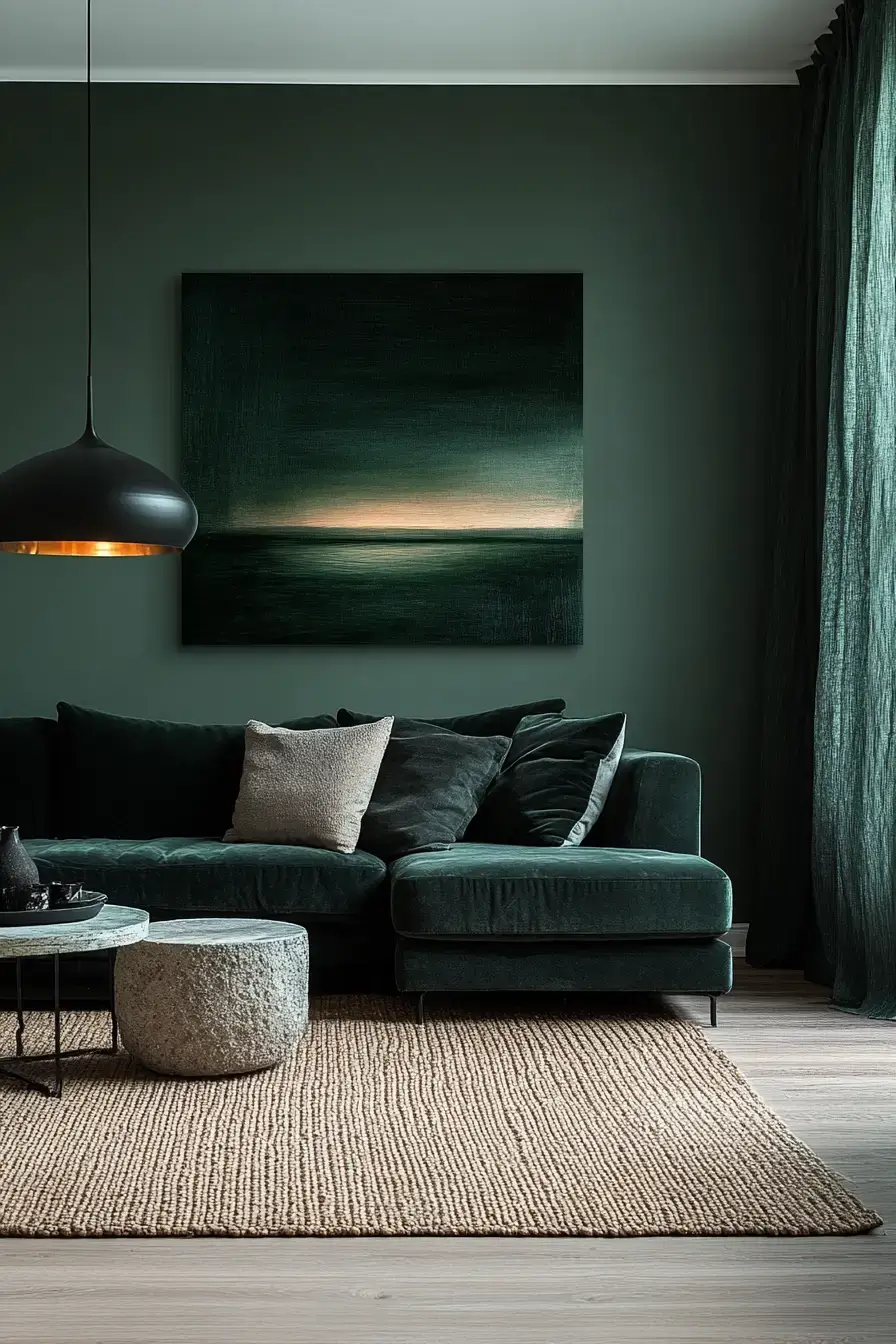 29 Emerald Green Living Room Ideas That Feel Rich Without Trying emerald green living room
