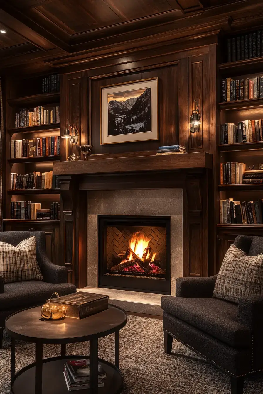 25 Cozy Home Library Corners That Make You Want to Stay Up Reading cozy home library