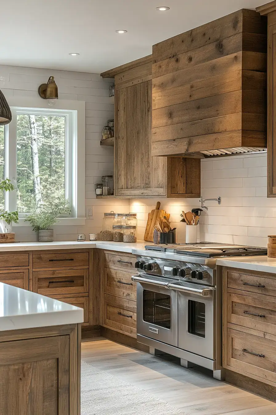 29 Rustic Kitchen Cabinets That Bring Real Wood Warmth Back rustic kitchen cabinets