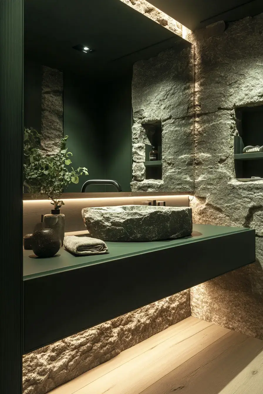 29 Emerald Green Bathroom Ideas That Prove Bold Color Works emerald green bathroom