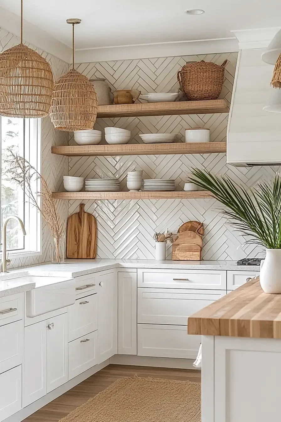 29 Modern Coastal Kitchen Ideas That Pair Marble With Driftwood modern coastal kitchen