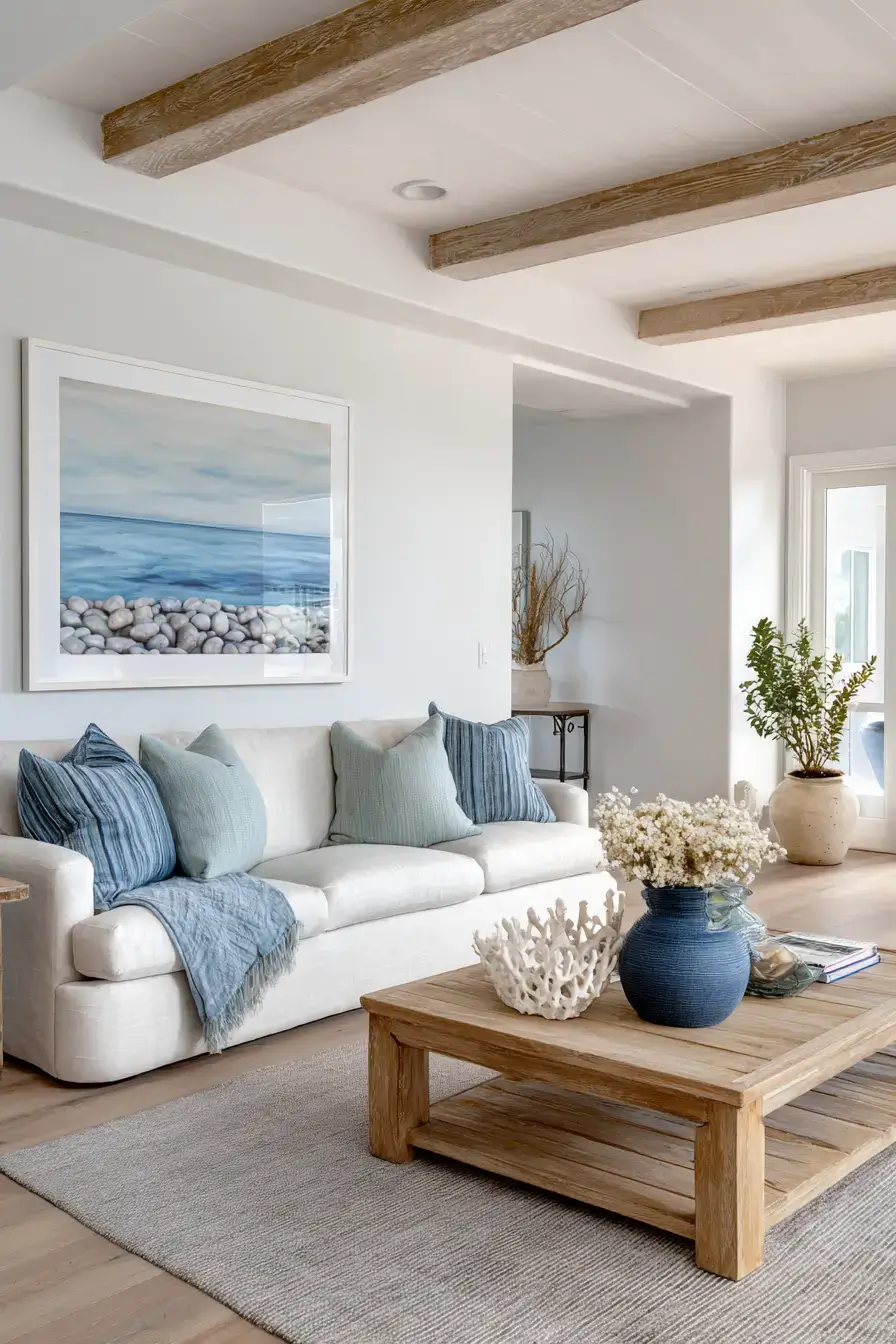 29 Modern Coastal Living Room Ideas With a Clean, Breezy Edge modern coastal living room