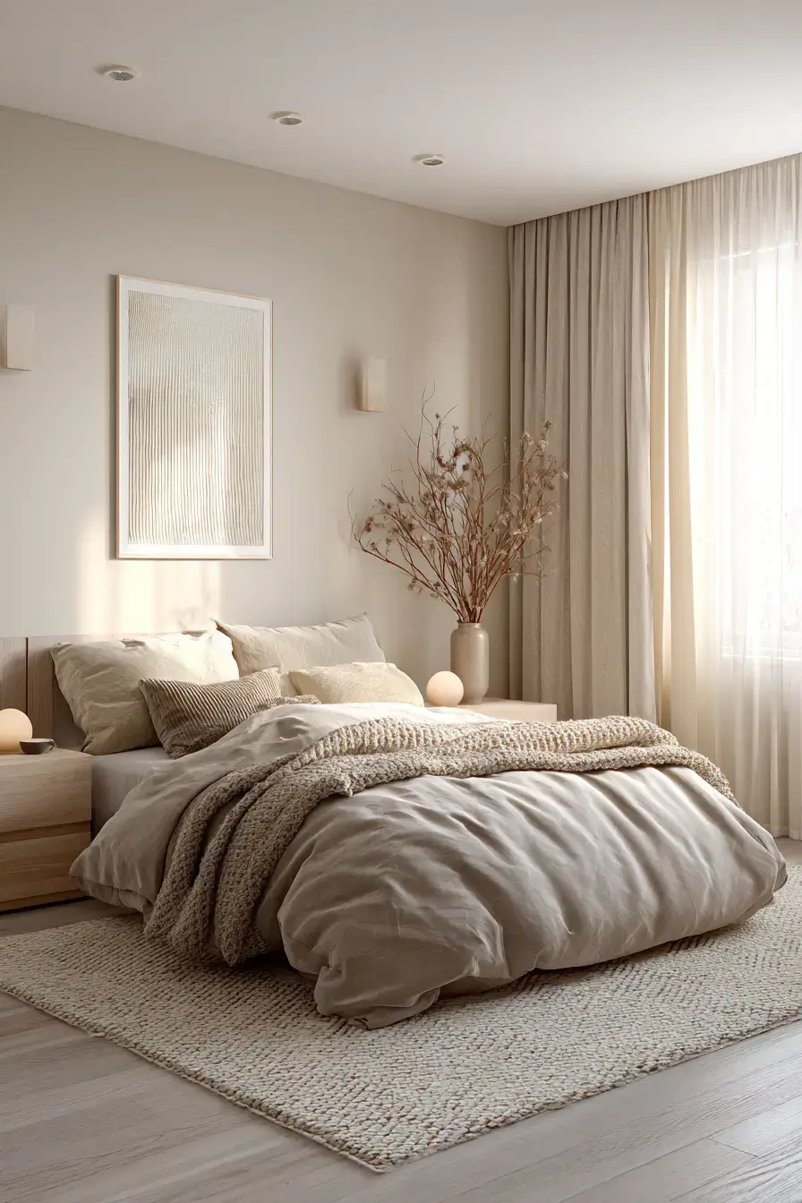 29 Cozy Minimalist Bedroom Ideas That Invite You to Slow Down cozy minimalist bedroom