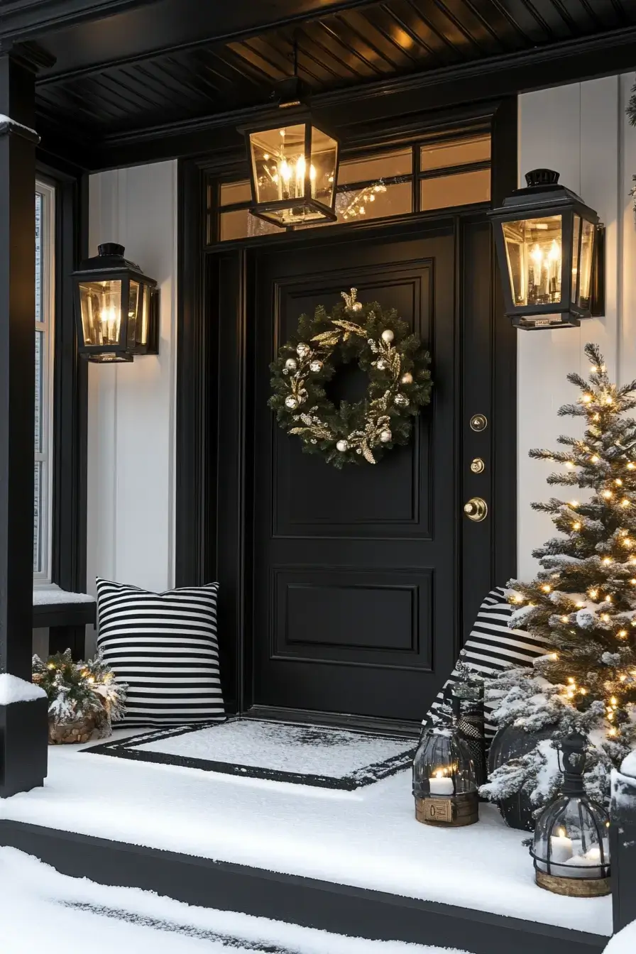 23 Front Porch Christmas Decor Looks That Last Through January front porch christmas decor