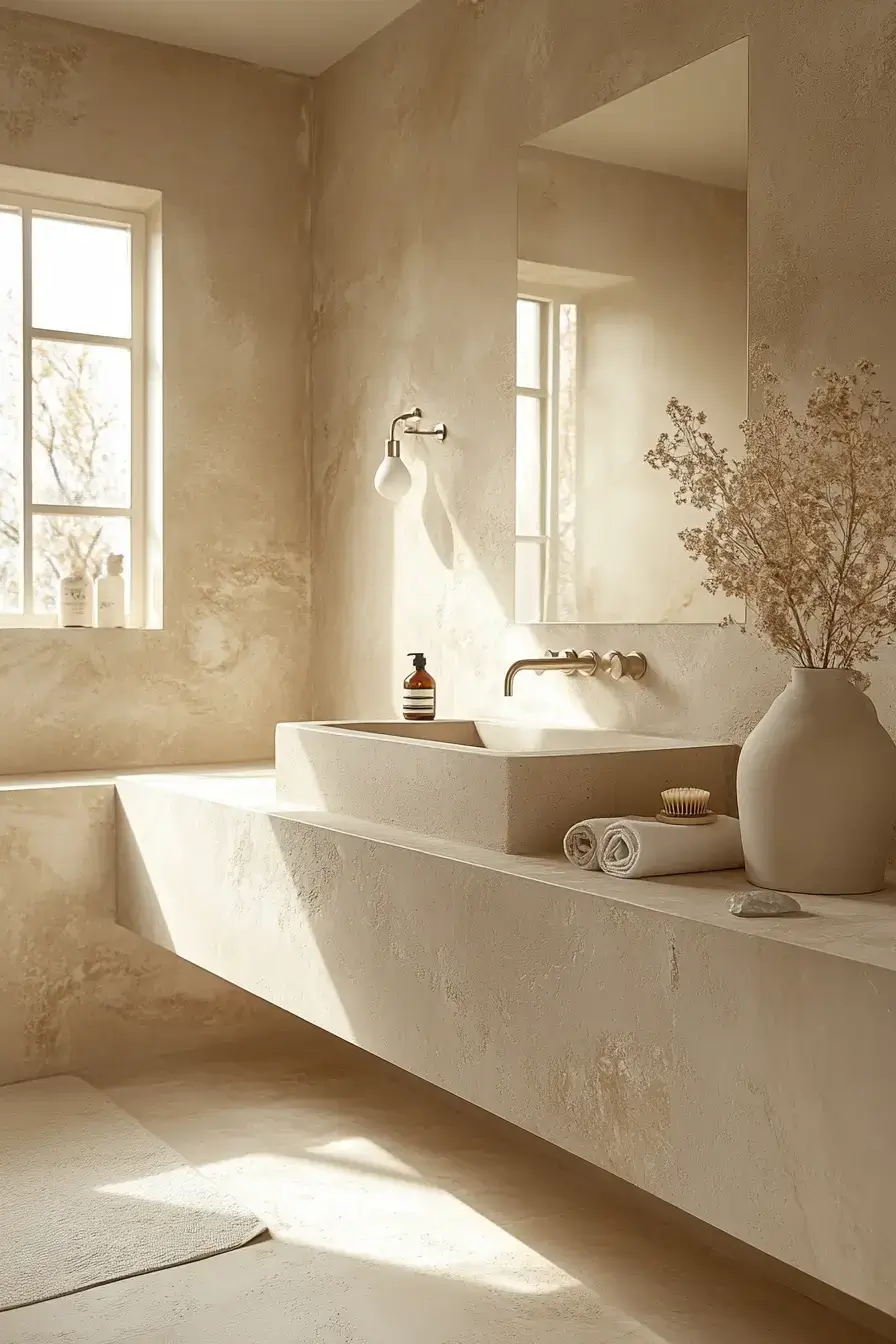 27 Beige Bathroom Looks That Stay Calm Even on Busy Mornings beige bathroom ideas