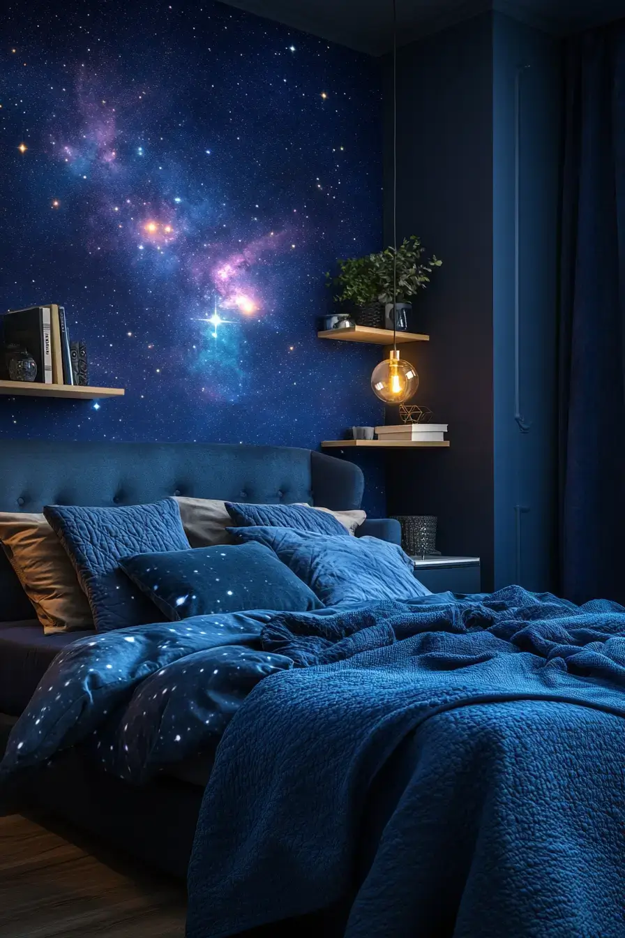 29 Space Themed Bedroom Ideas That Feel Like a Quiet Orbit space themed bedroom