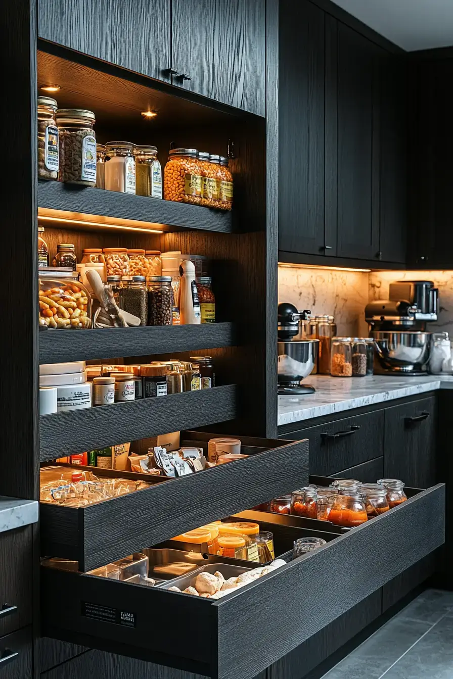 27 Kitchen Pantry Designs Built Around Real Grocery Habits kitchen pantry design
