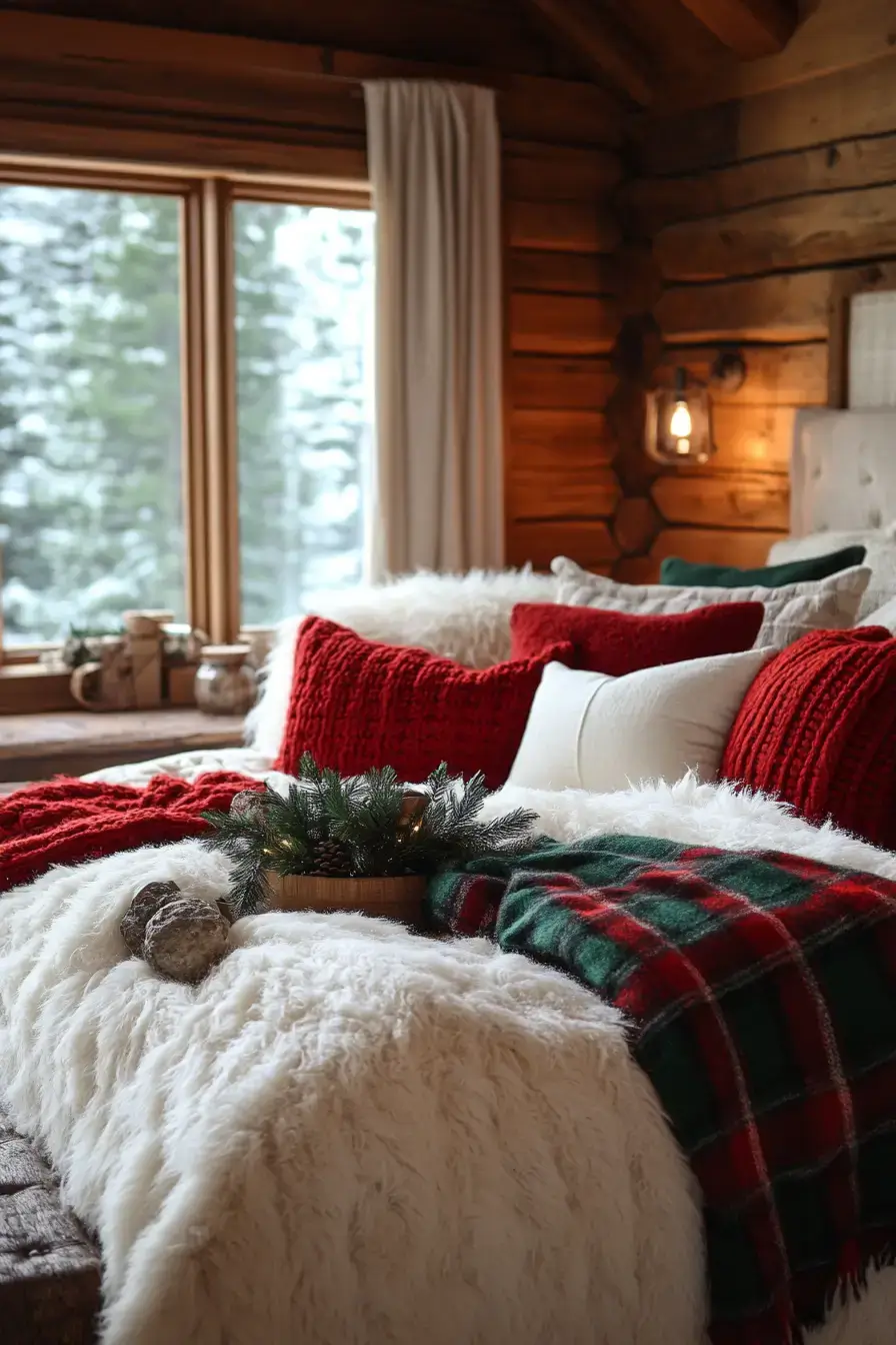 31 Christmas Bedroom Ideas That Feel Warm Without the Glitter Overload christmas bedroom