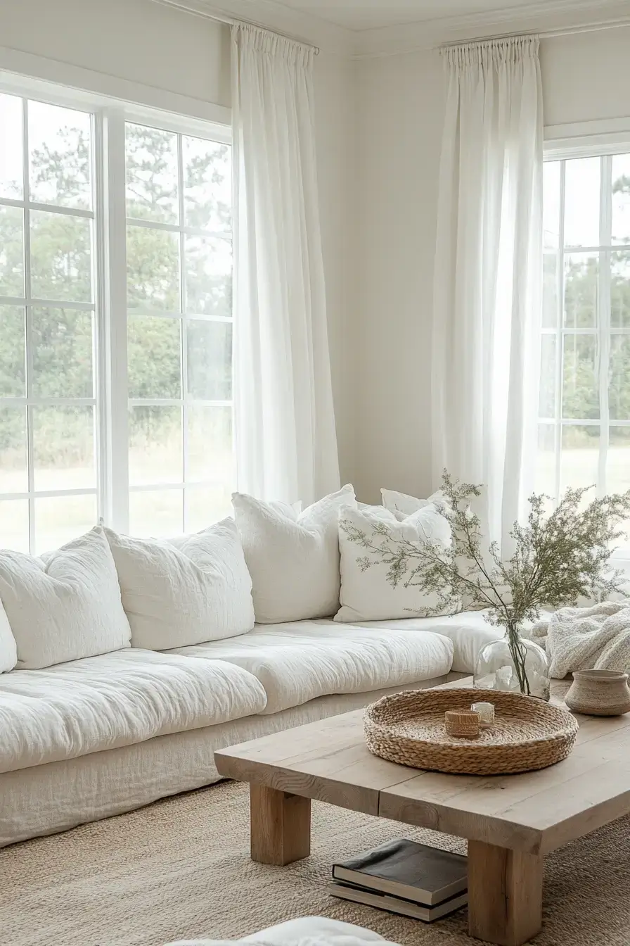 coastal casual living room