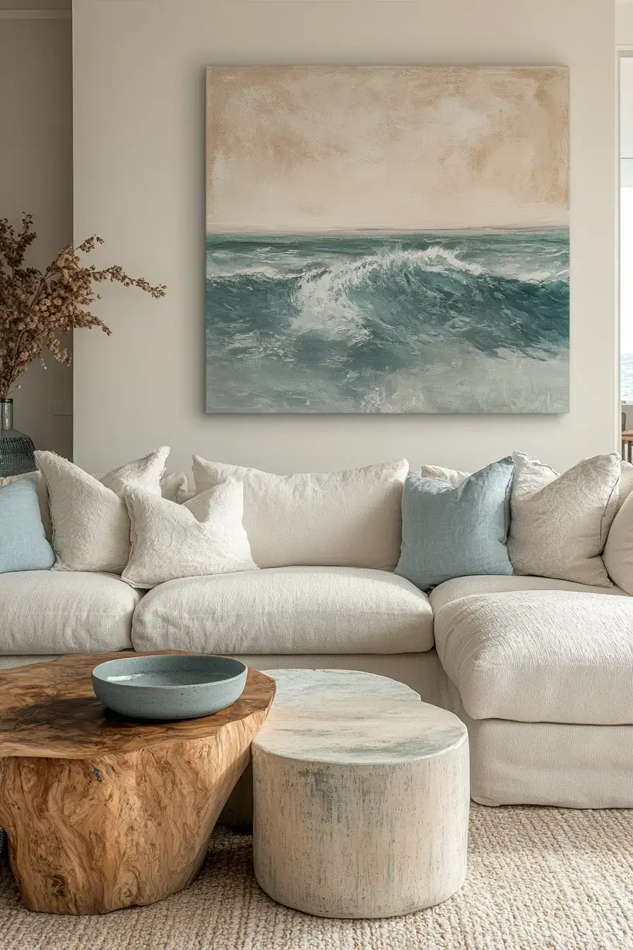 29 Modern Coastal Living Room Ideas With a Clean, Breezy Edge modern coastal living room