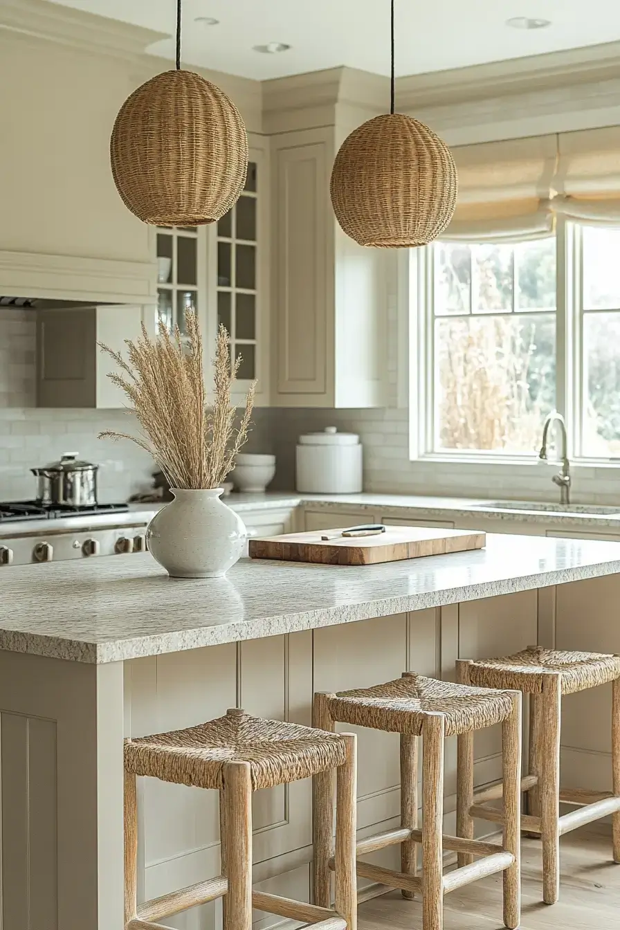 29 Modern Coastal Kitchen Ideas That Pair Marble With Driftwood modern coastal kitchen