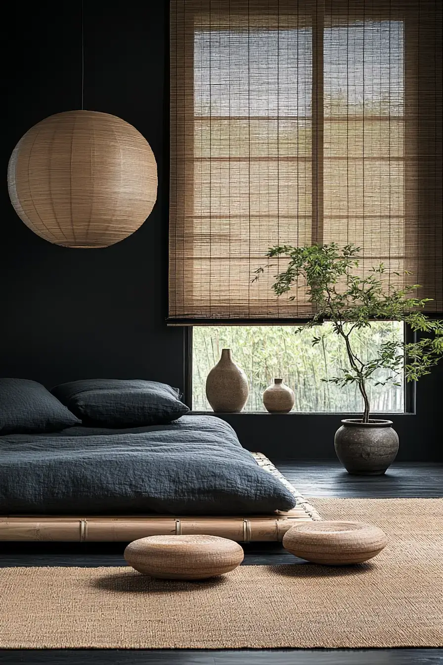 29 Black Themed Bedroom Ideas That Read Cozy, Not Cold black themed bedroom