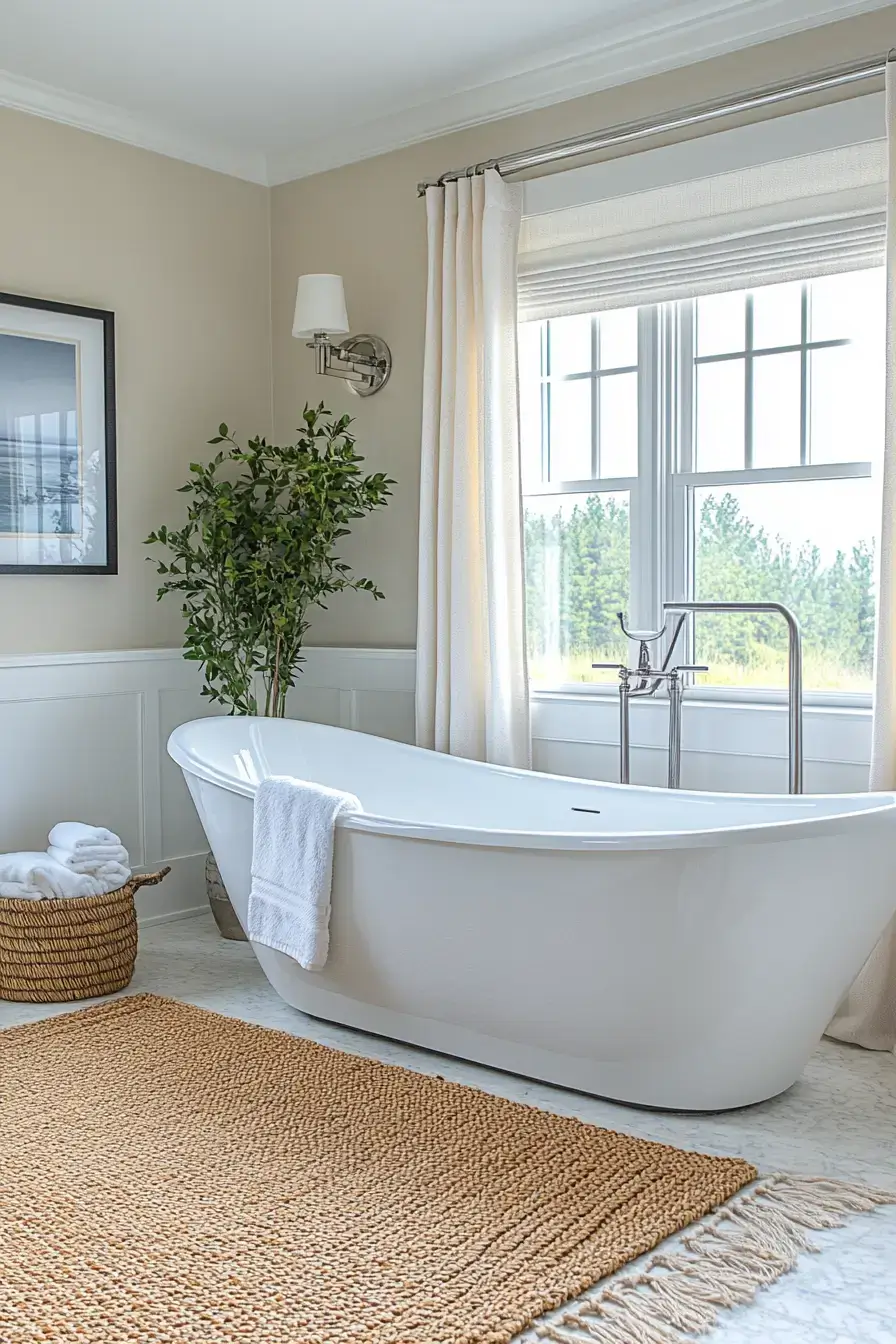 29 Modern Coastal Bathroom Ideas That Feel Spa-Calm modern coastal bathroom