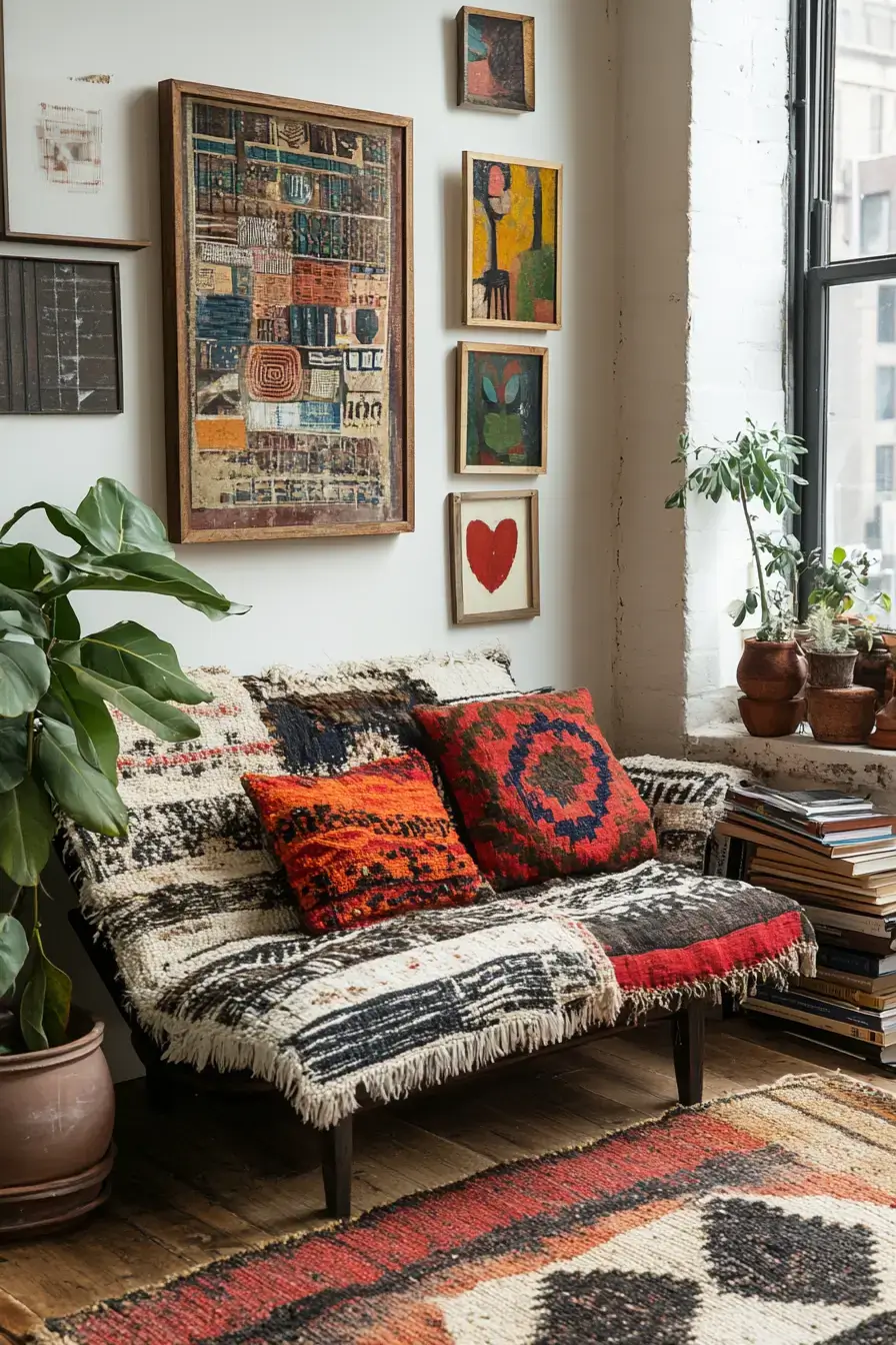 29 Afro Boho Living Room Ideas That Feel Lived-In, Not Staged afro boho living room