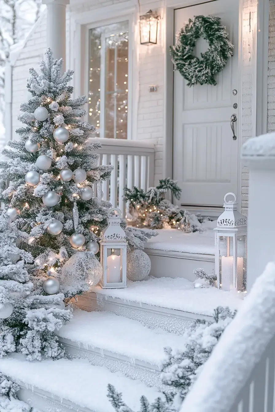 23 Front Porch Christmas Decor Looks That Last Through January front porch christmas decor