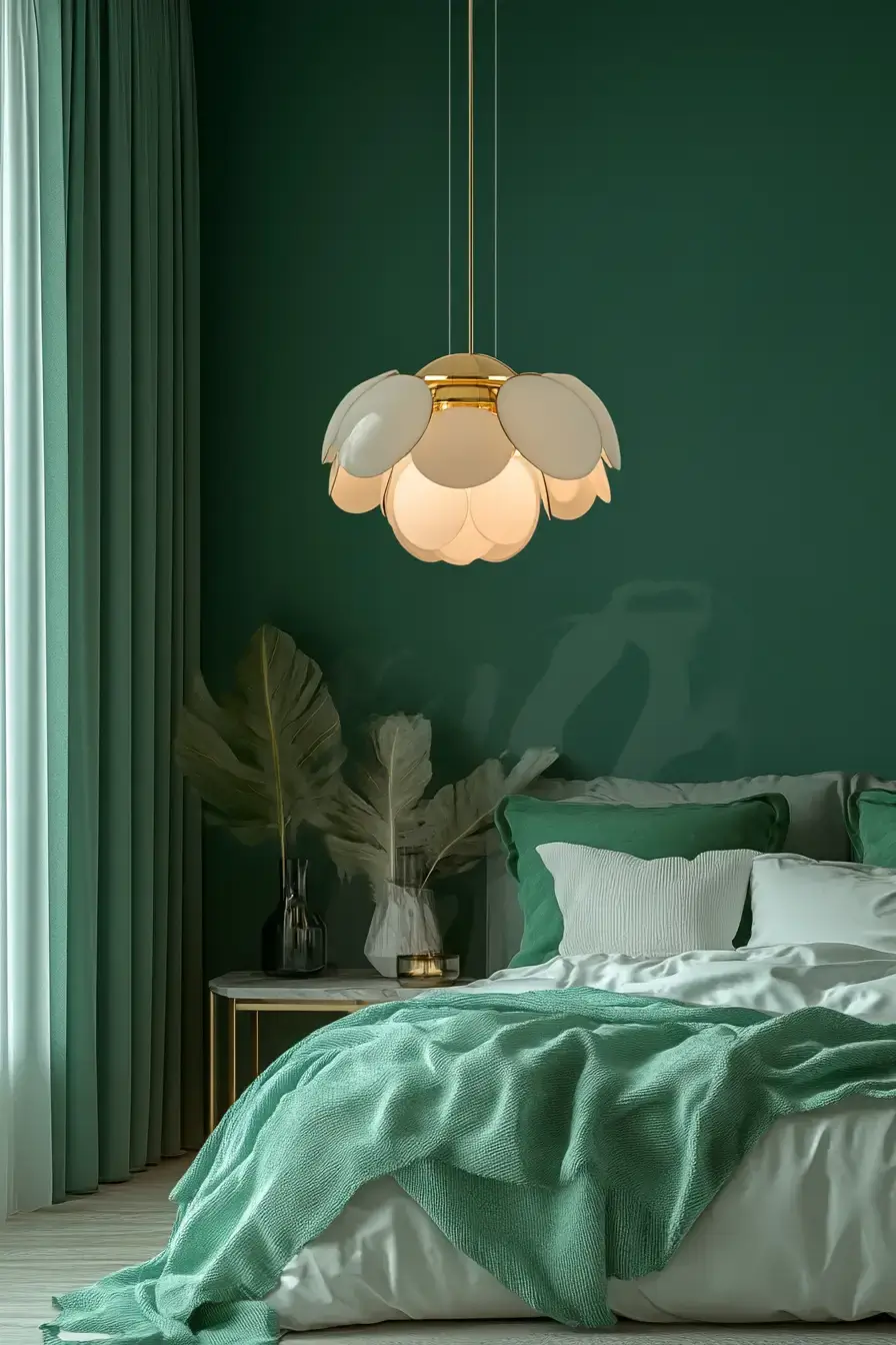 29 Emerald Green Bedroom Ideas for a Deep, Restful Retreat emerald green bedroom