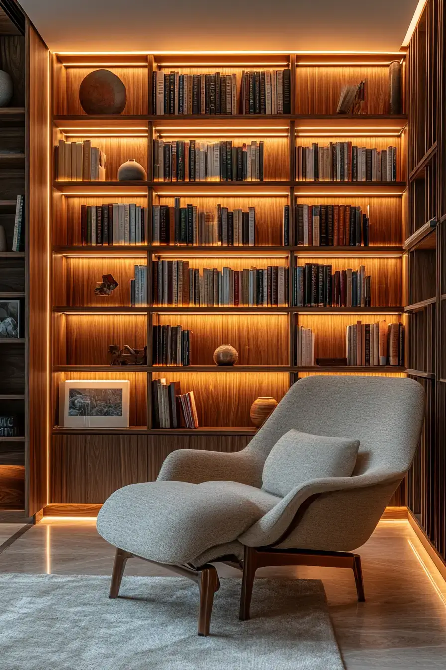 25 Cozy Home Library Corners That Make You Want to Stay Up Reading cozy home library