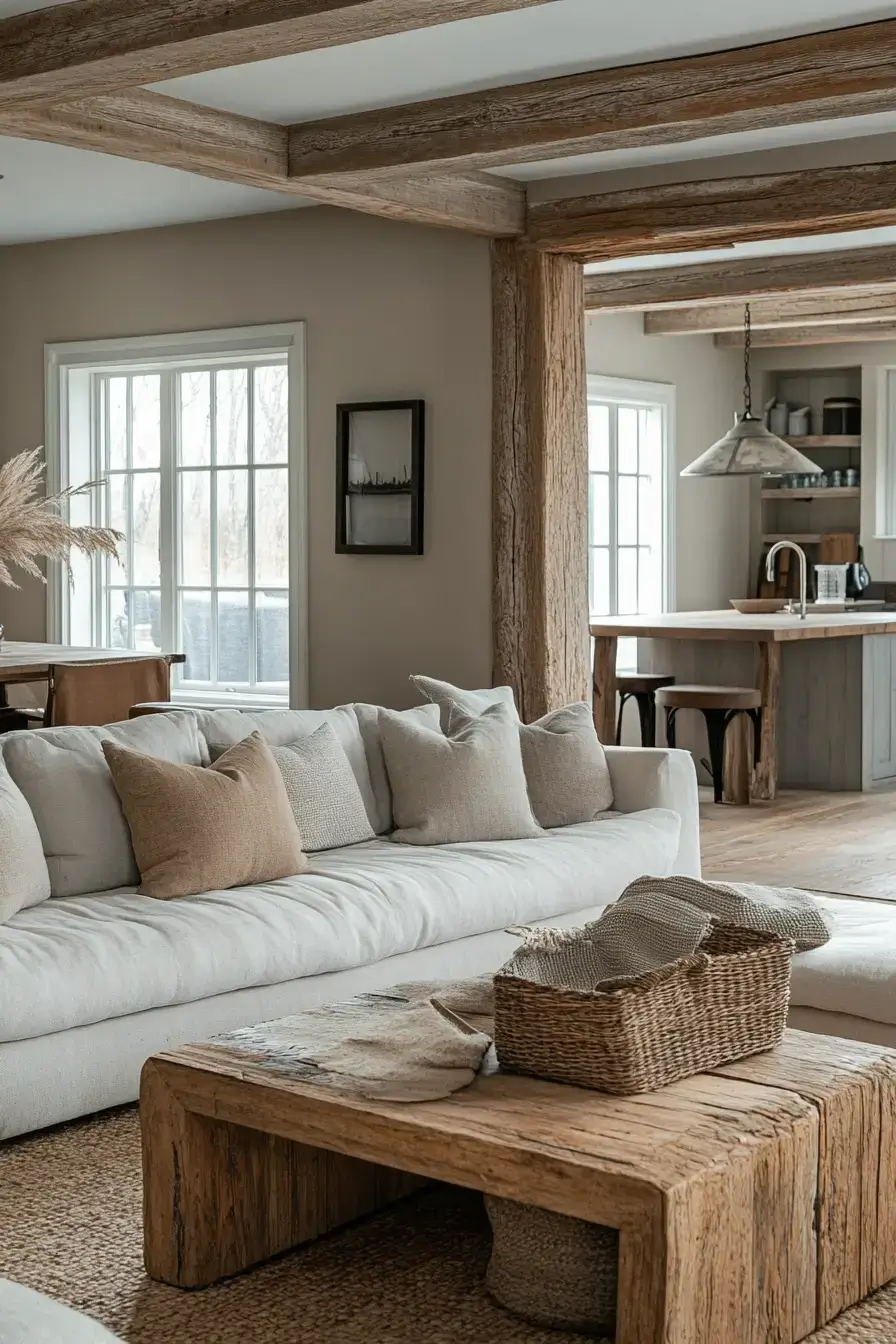 29 Rustic Farmhouse Living Room Ideas That Feel Lived-In, Not Staged rustic farmhouse living room