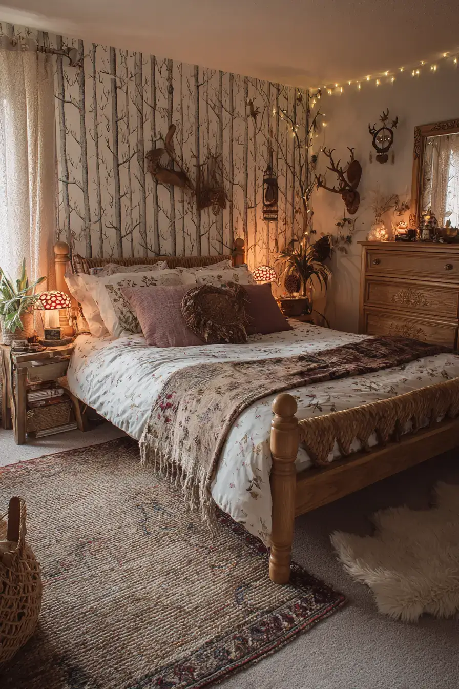 29 Forest Themed Bedroom Ideas That Bring the Woods Indoors forest themed bedroom
