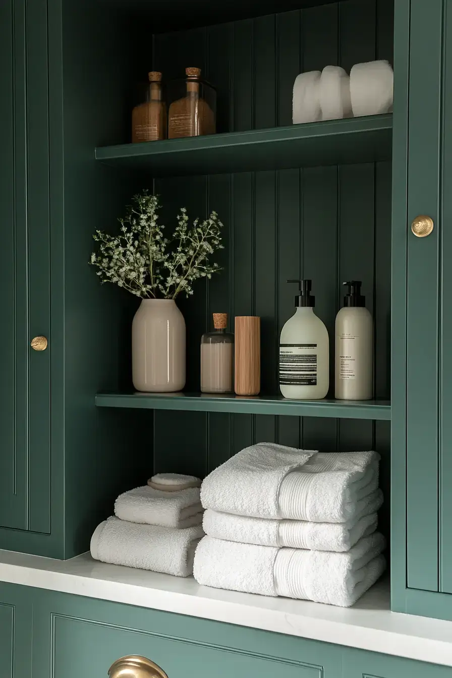 29 Emerald Green Bathroom Ideas That Prove Bold Color Works emerald green bathroom