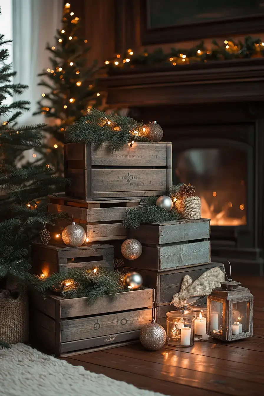 29 Rustic Christmas Decor Ideas That Feel Like an Old-Fashioned Holiday rustic christmas decor
