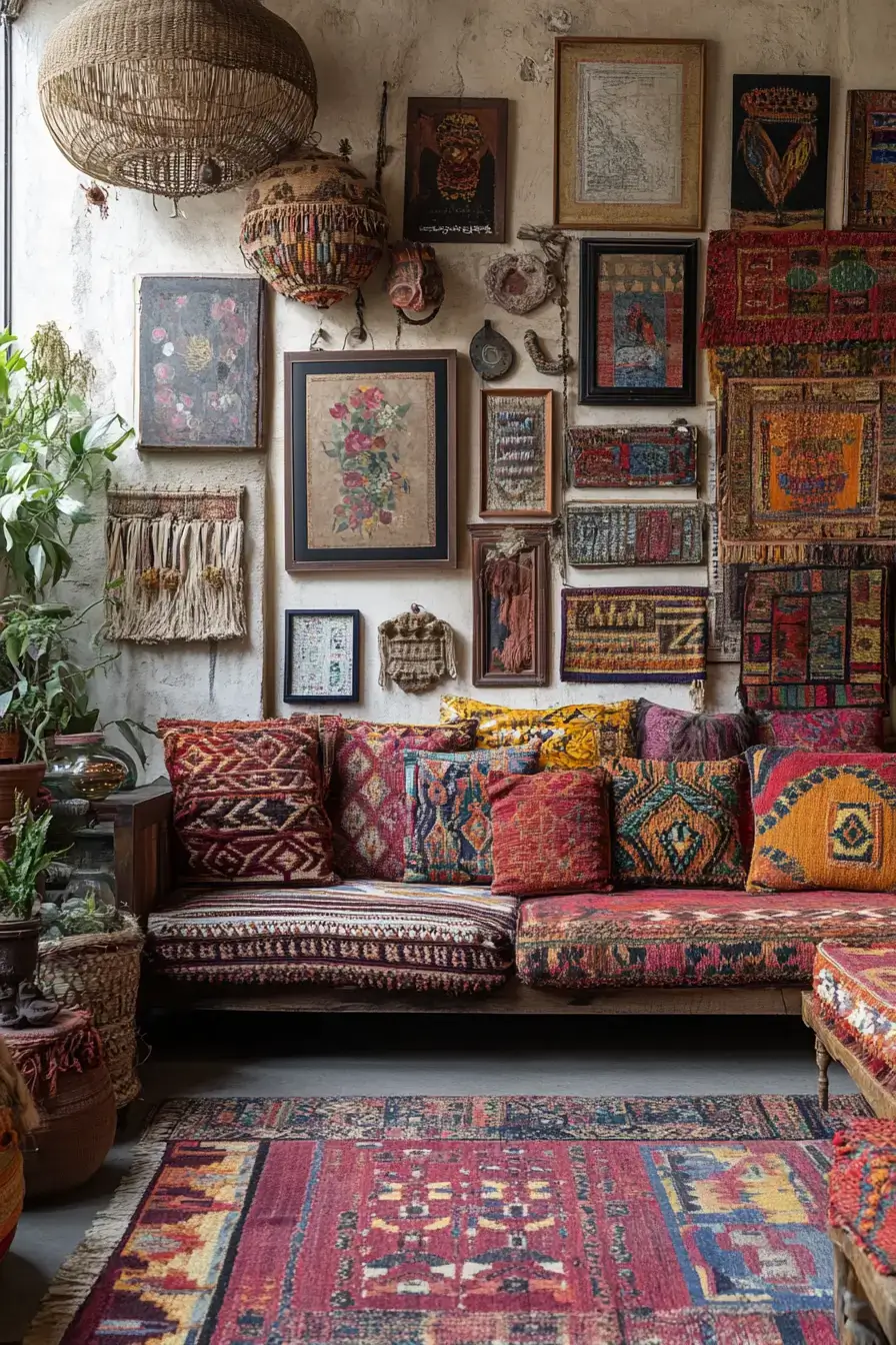 29 Afro Boho Living Room Ideas That Feel Lived-In, Not Staged afro boho living room