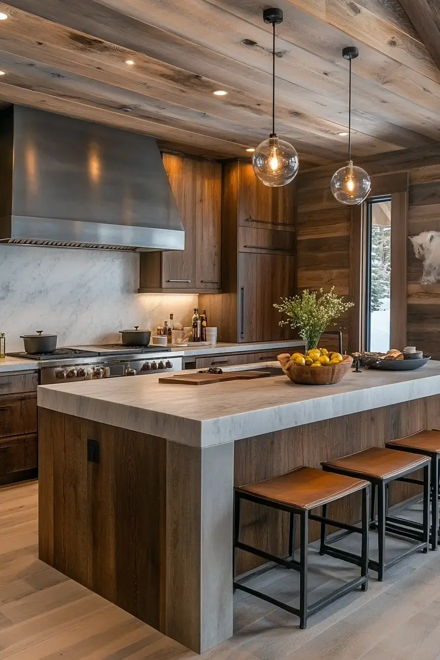 rustic kitchen cabinets