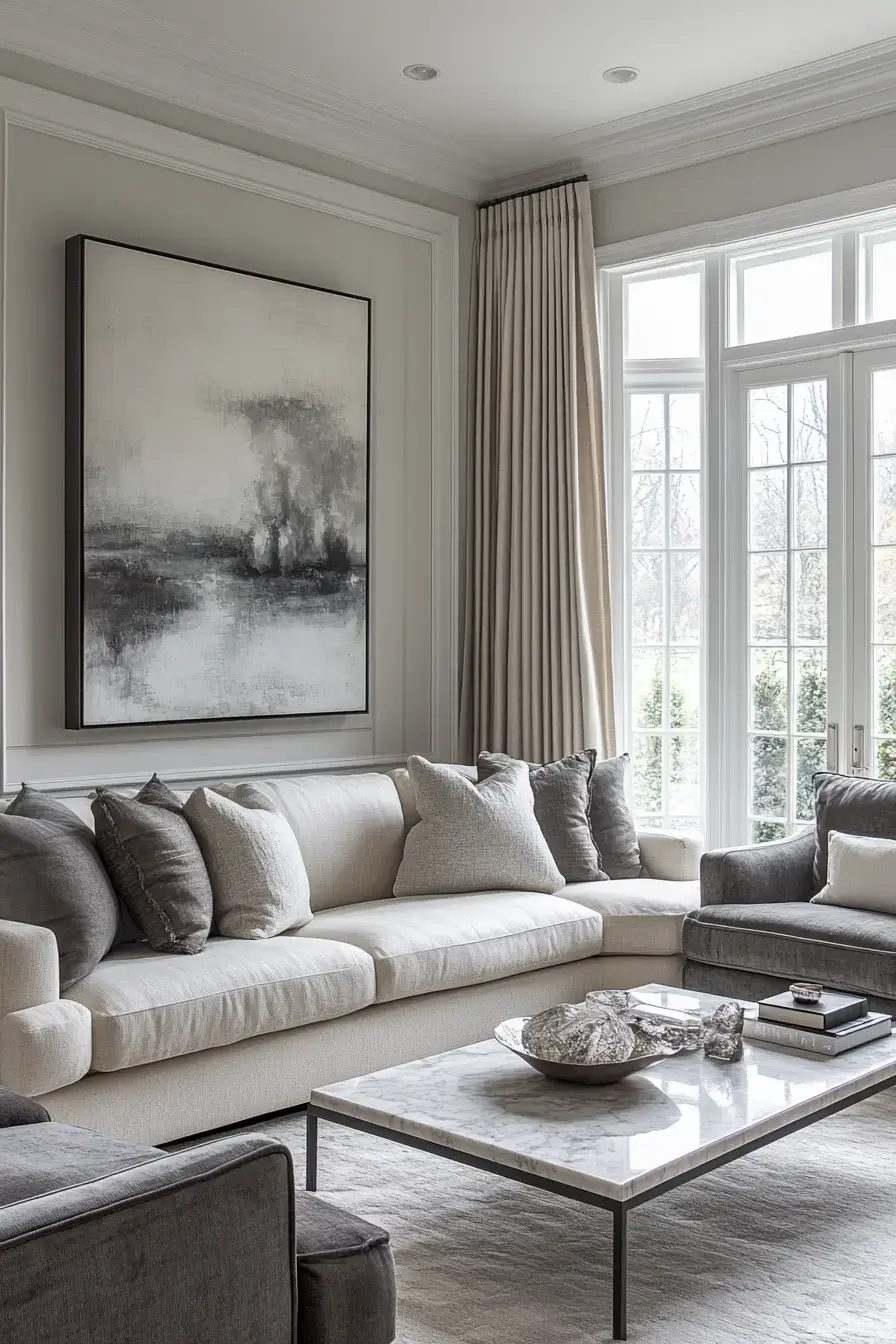 25 Grey and Beige Living Room Mixes That Actually Stay Warm grey and beige living room