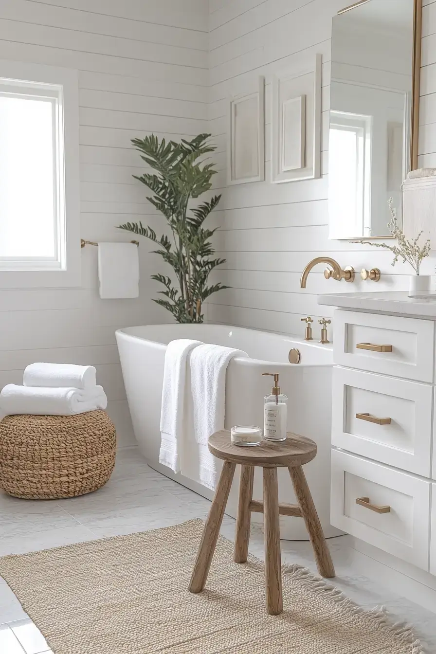 modern coastal bathroom