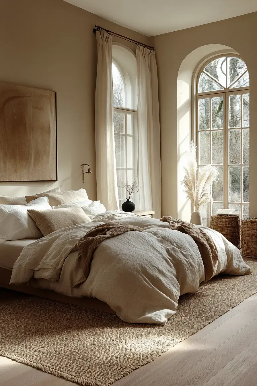 29 Beige Bedroom Ideas for Waking Up with the Light beige bedroom
