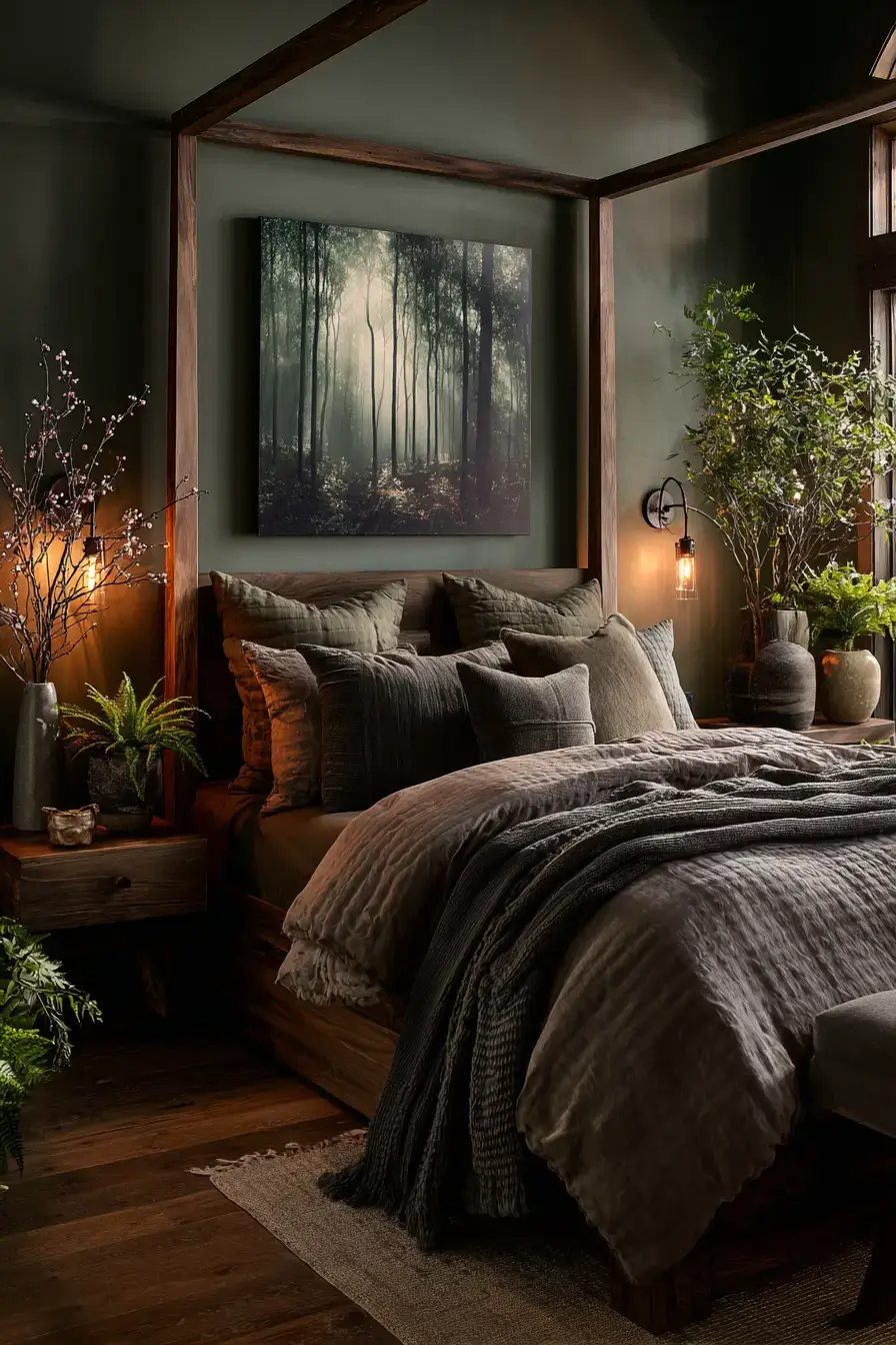 forest themed bedroom