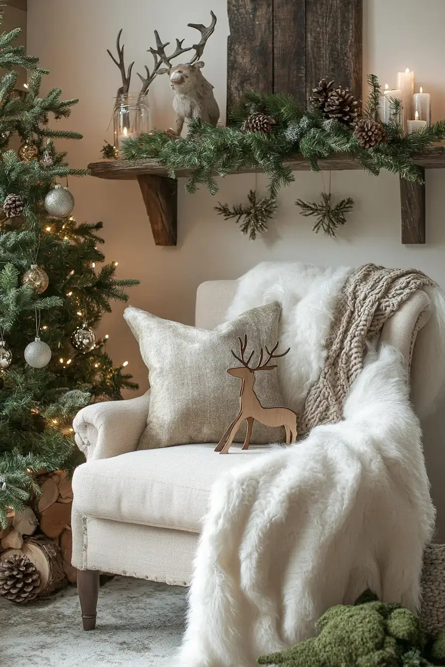 natural christmas decor