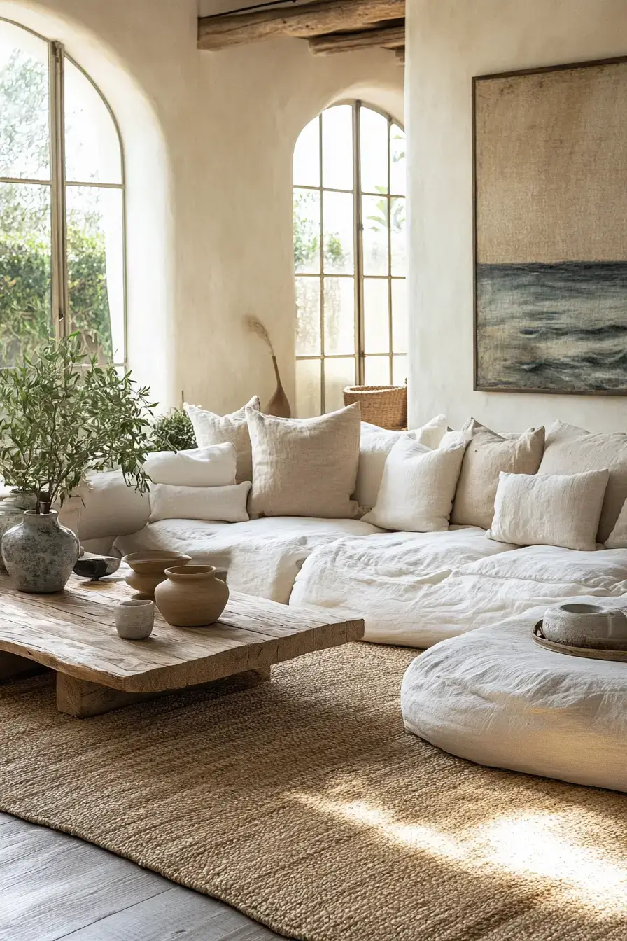 coastal casual living room