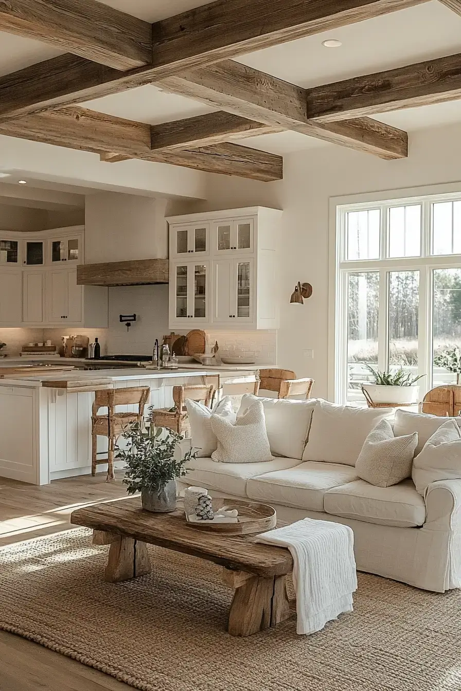 29 Rustic Farmhouse Living Room Ideas That Feel Lived-In, Not Staged rustic farmhouse living room