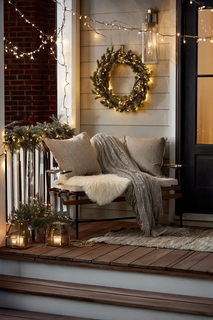 23 Front Porch Christmas Decor Looks That Last Through January front porch christmas decor