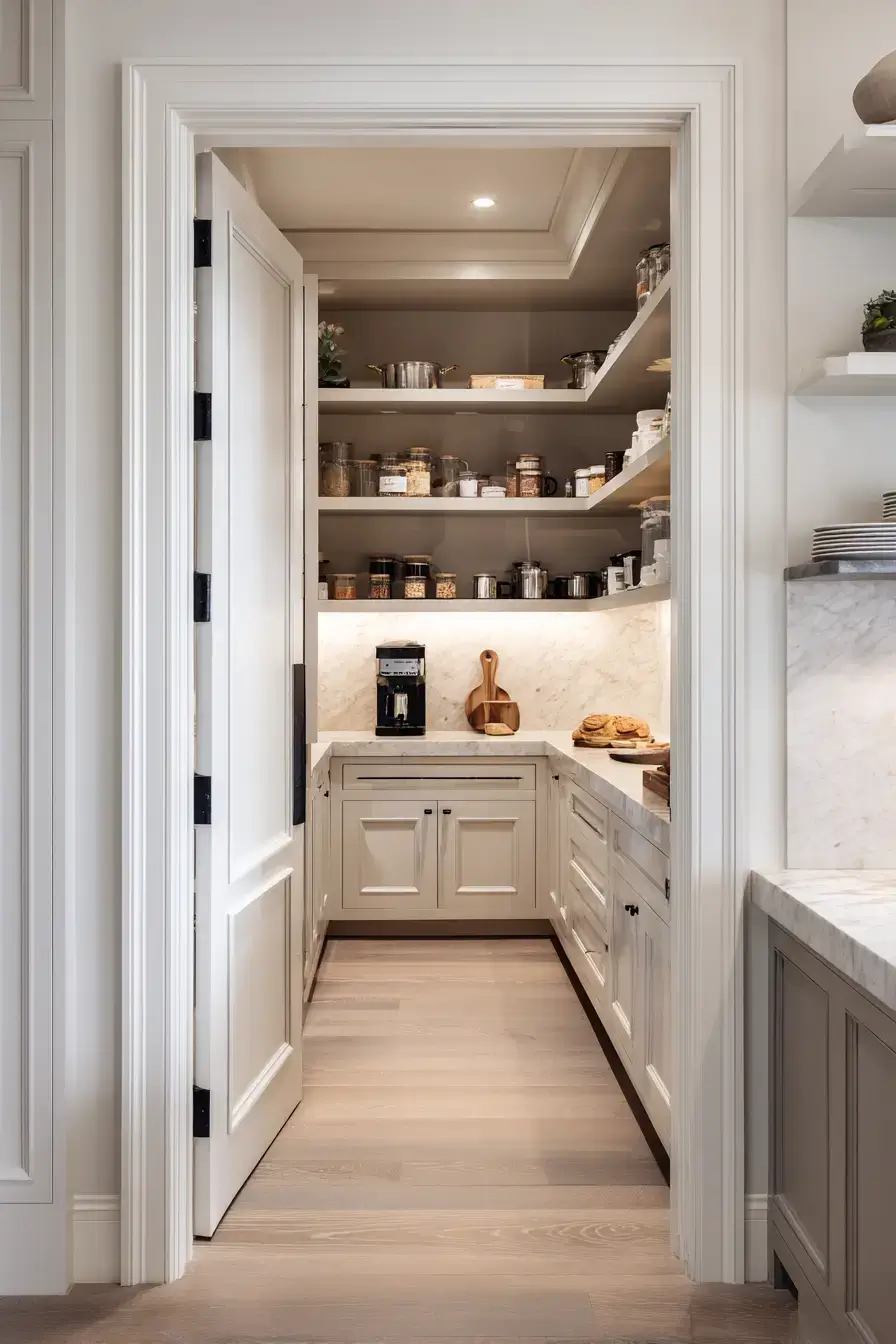 27 Kitchen Pantry Designs Built Around Real Grocery Habits kitchen pantry design